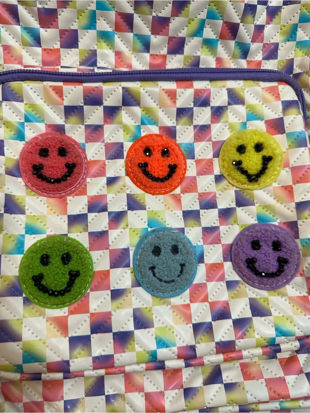 Girls Colorful Smily Face Backpack